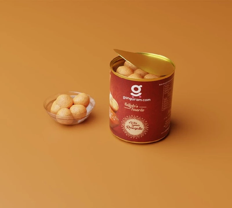 Ganguram tin nolen gurer rosogolla Ganguram tin nolen gurer rosogolla-Pack Size-1 kg