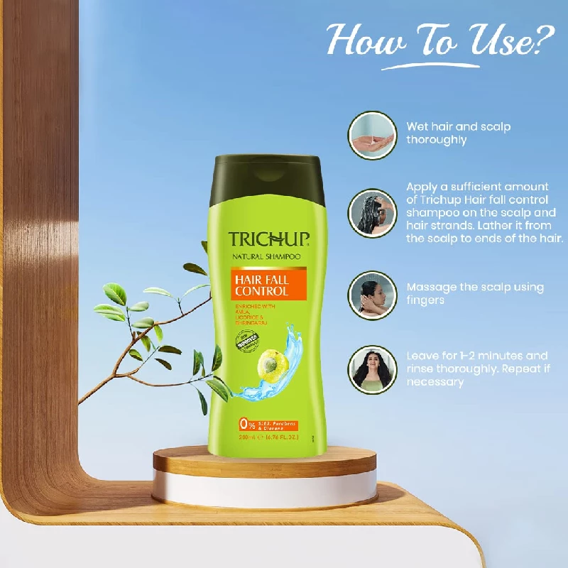 Trichup Hair Fall Control Oil & Shampoo 200 ml - Image 3