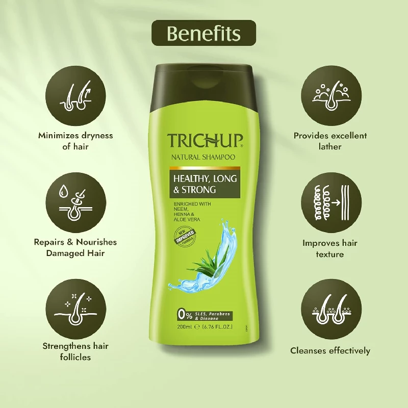 Trichup Healthy Long & Strong Hair Shampoo - Image 3