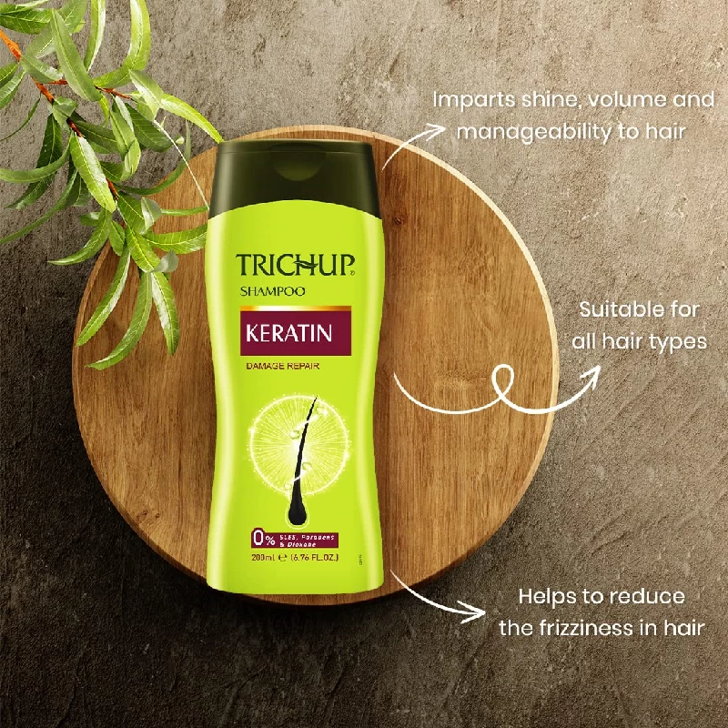 Trichup Keratin Kit-Shampoo, Conditioner & Hair Cream - Image 2