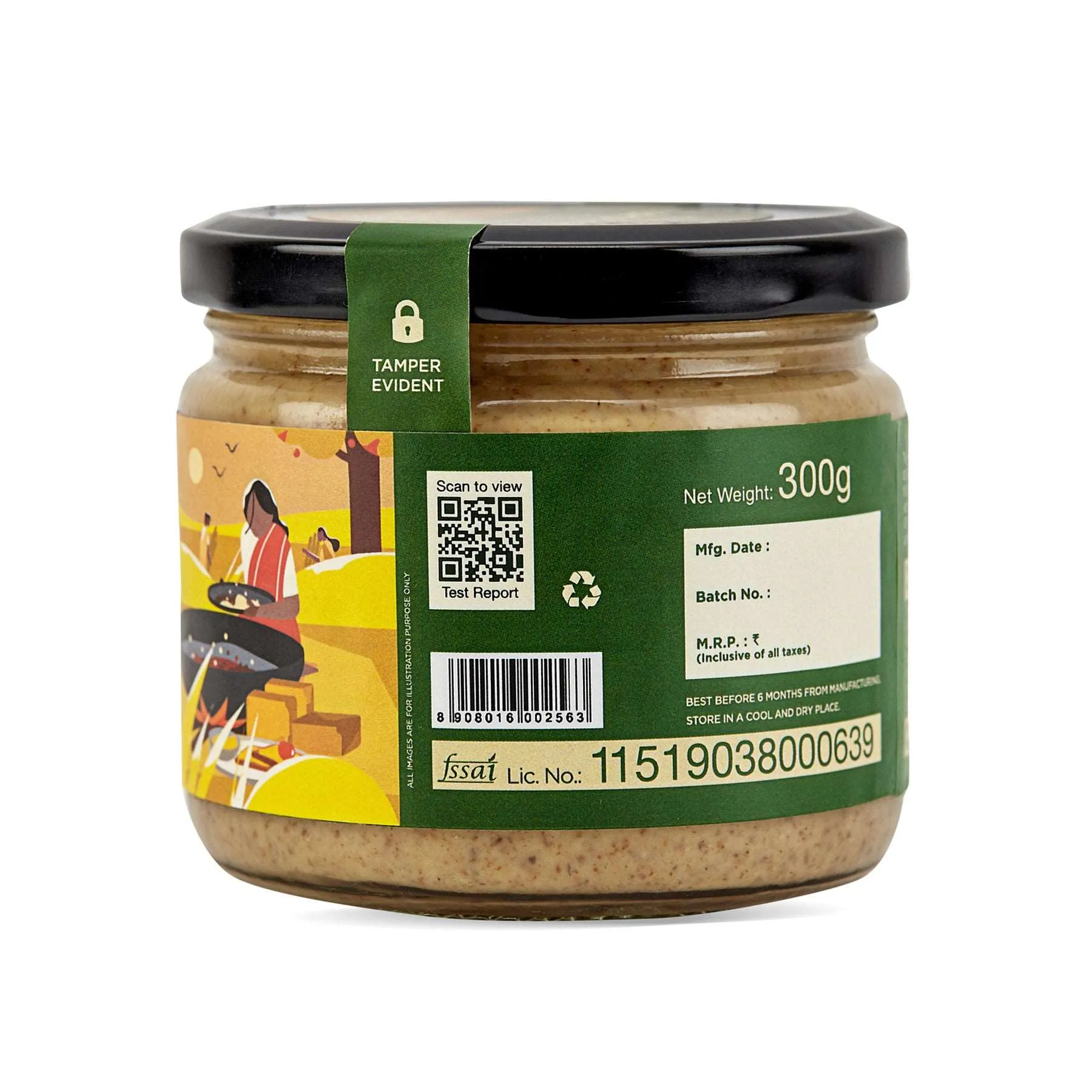 Two Brothers Almond Butter with Jaggery, Crunchy - Image 5