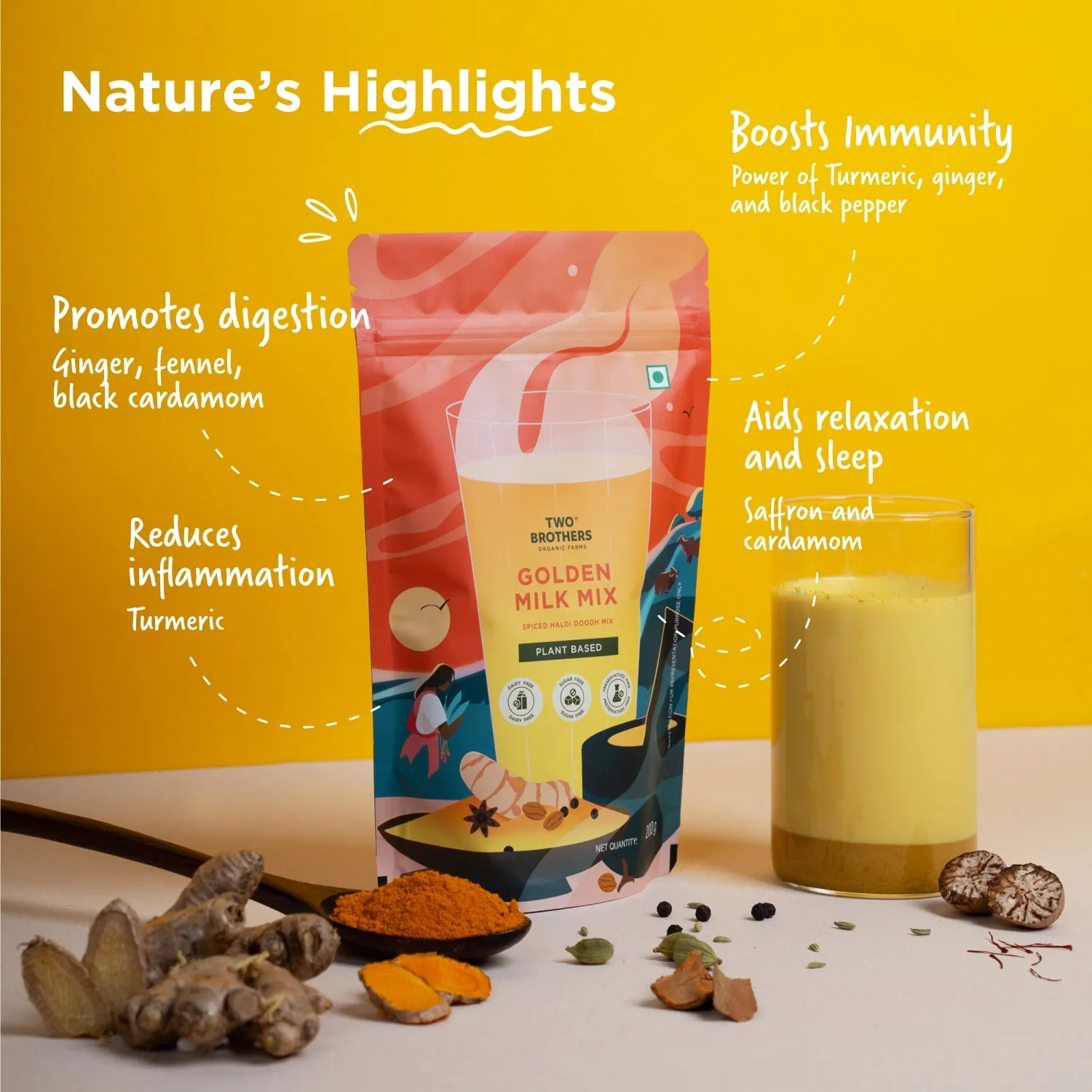 Two Brothers Golden Milk Mix - Image 8