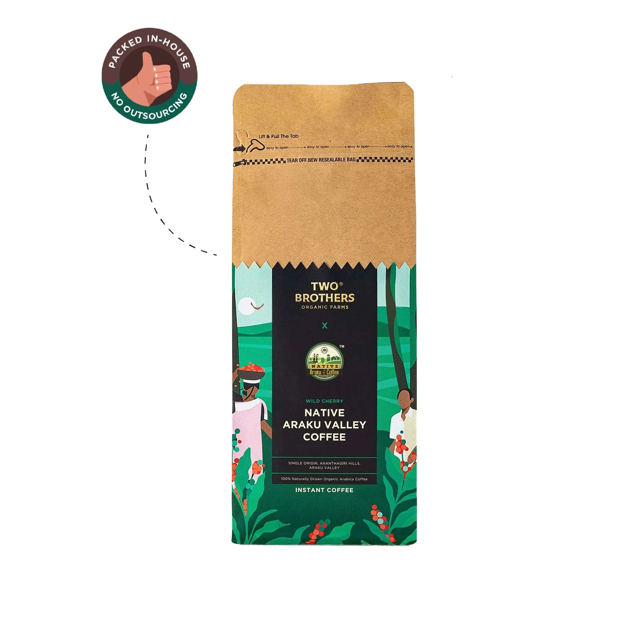 Two Brothers Instant Coffee - Native Araku Valley Coffee - Image 2