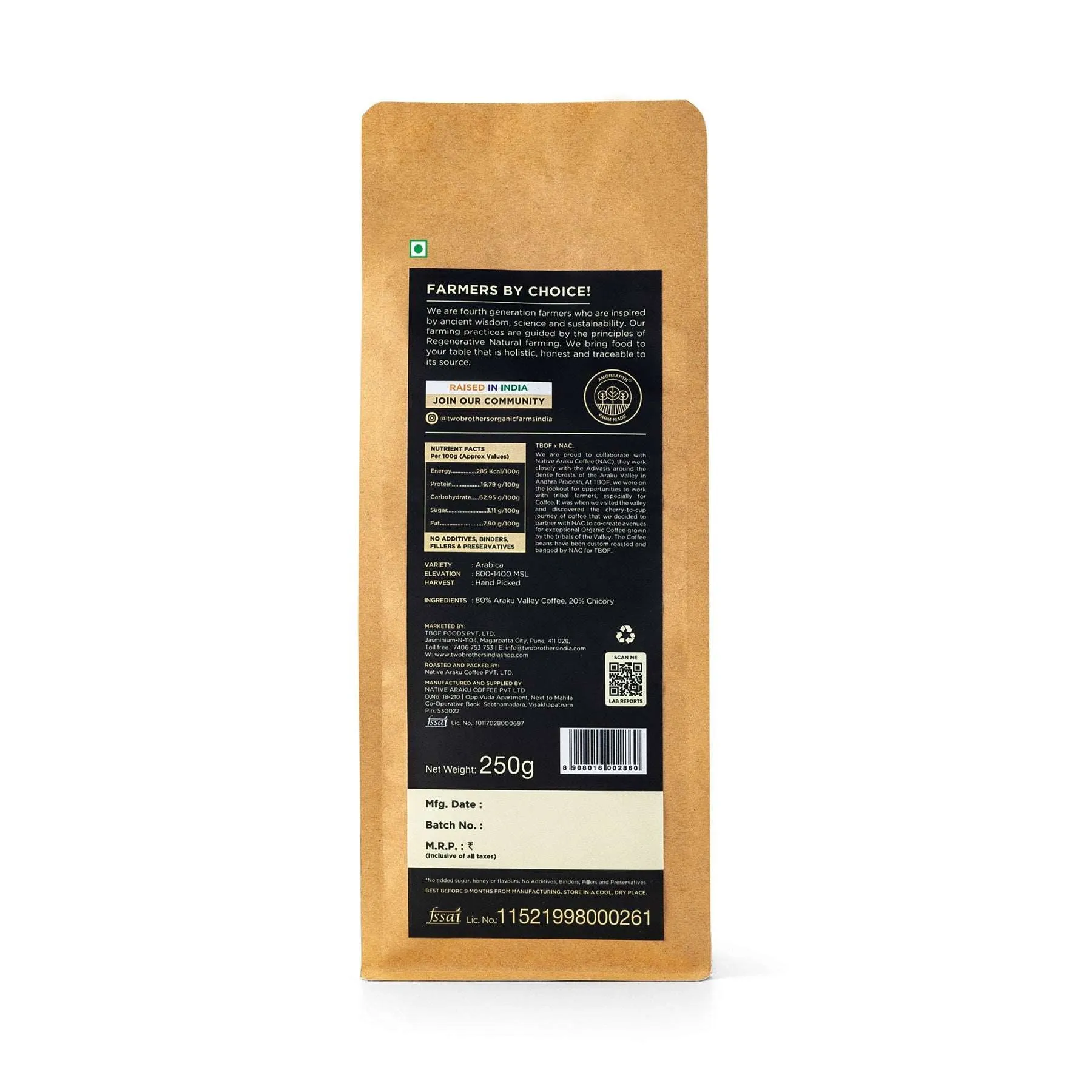Two Brothers Instant Coffee - Native Araku Valley Coffee - Image 3