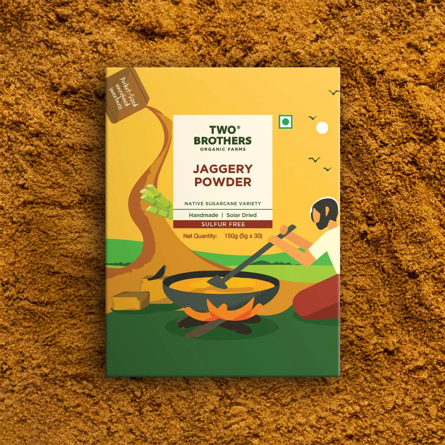 Two Brothers Jaggery Sachet Two Brothers Jaggery Sachet-Pack Size-Pack of 30
