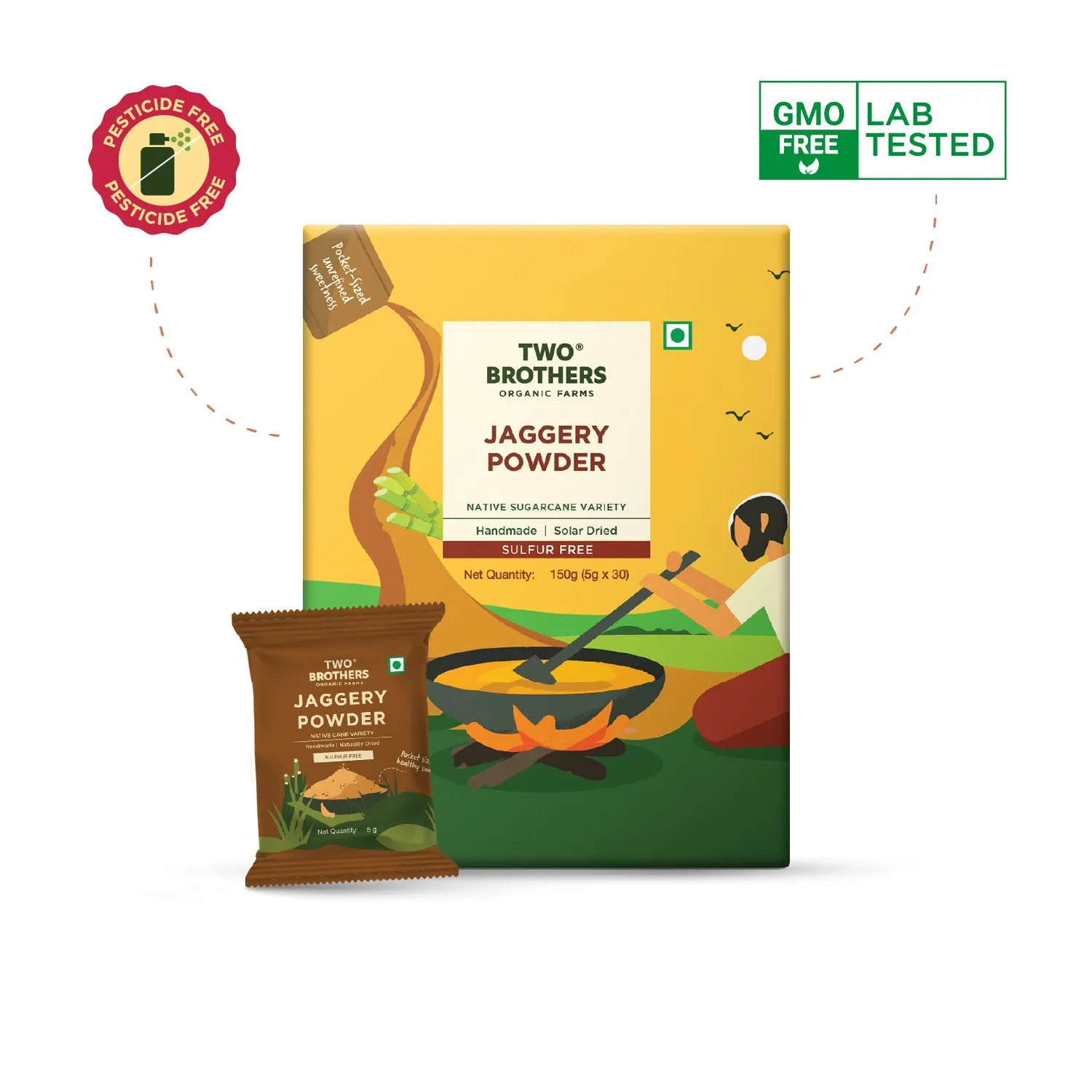 Two Brothers Jaggery Sachet - Image 2