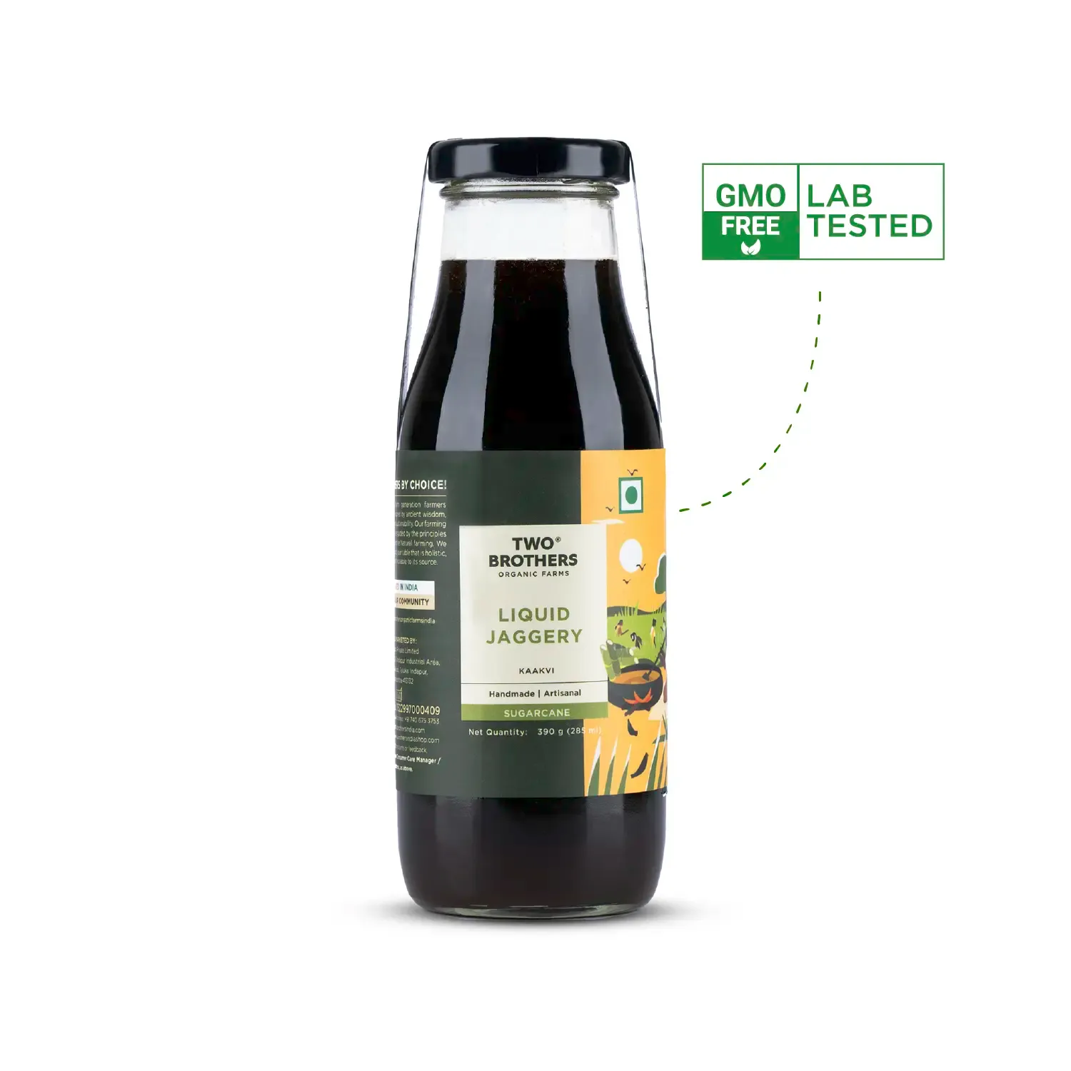 Two Brothers Liquid Sugarcane Jaggery ( Kaakvi) - Image 2