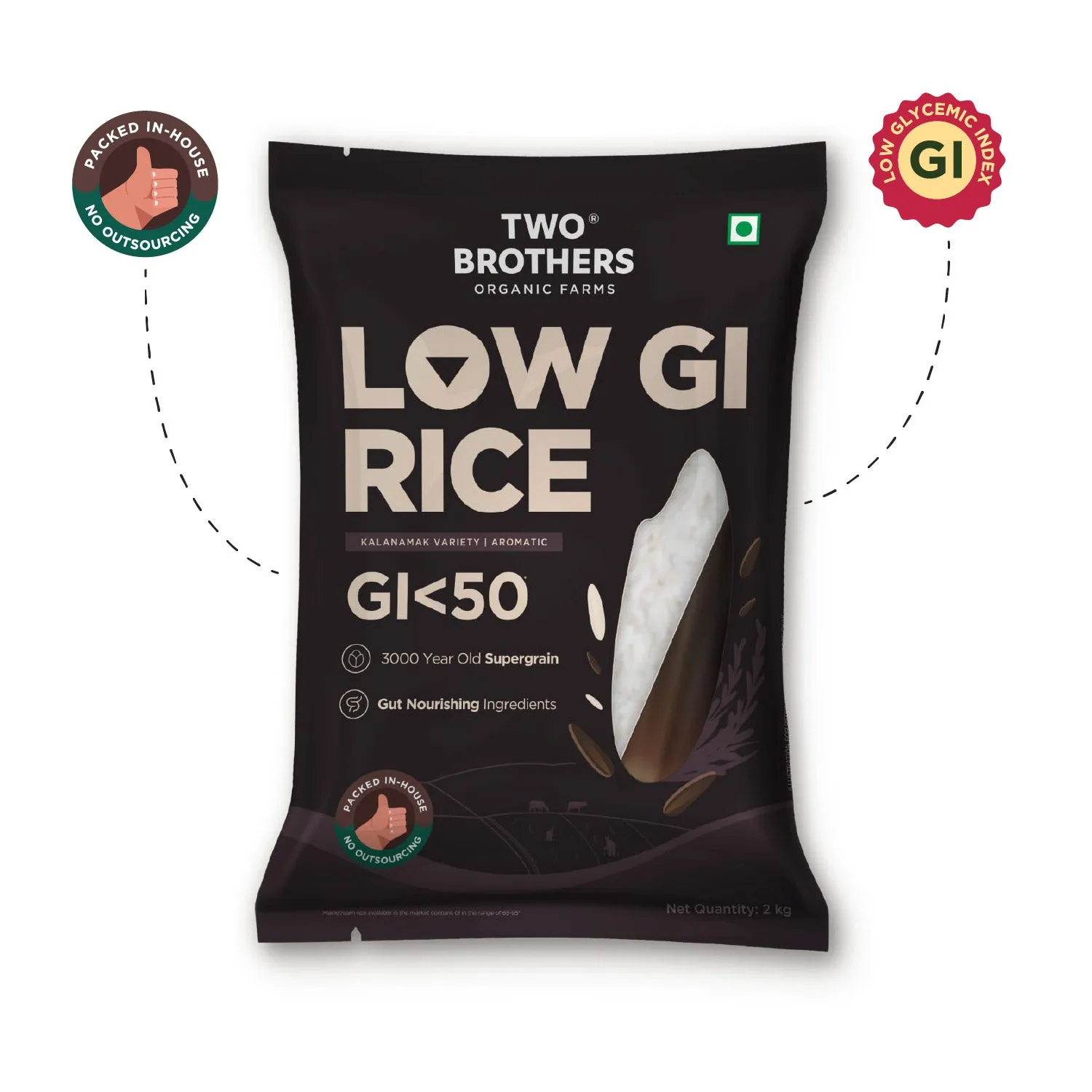 Two Brothers Low GI Rice | Kalanamak Variety - Image 4