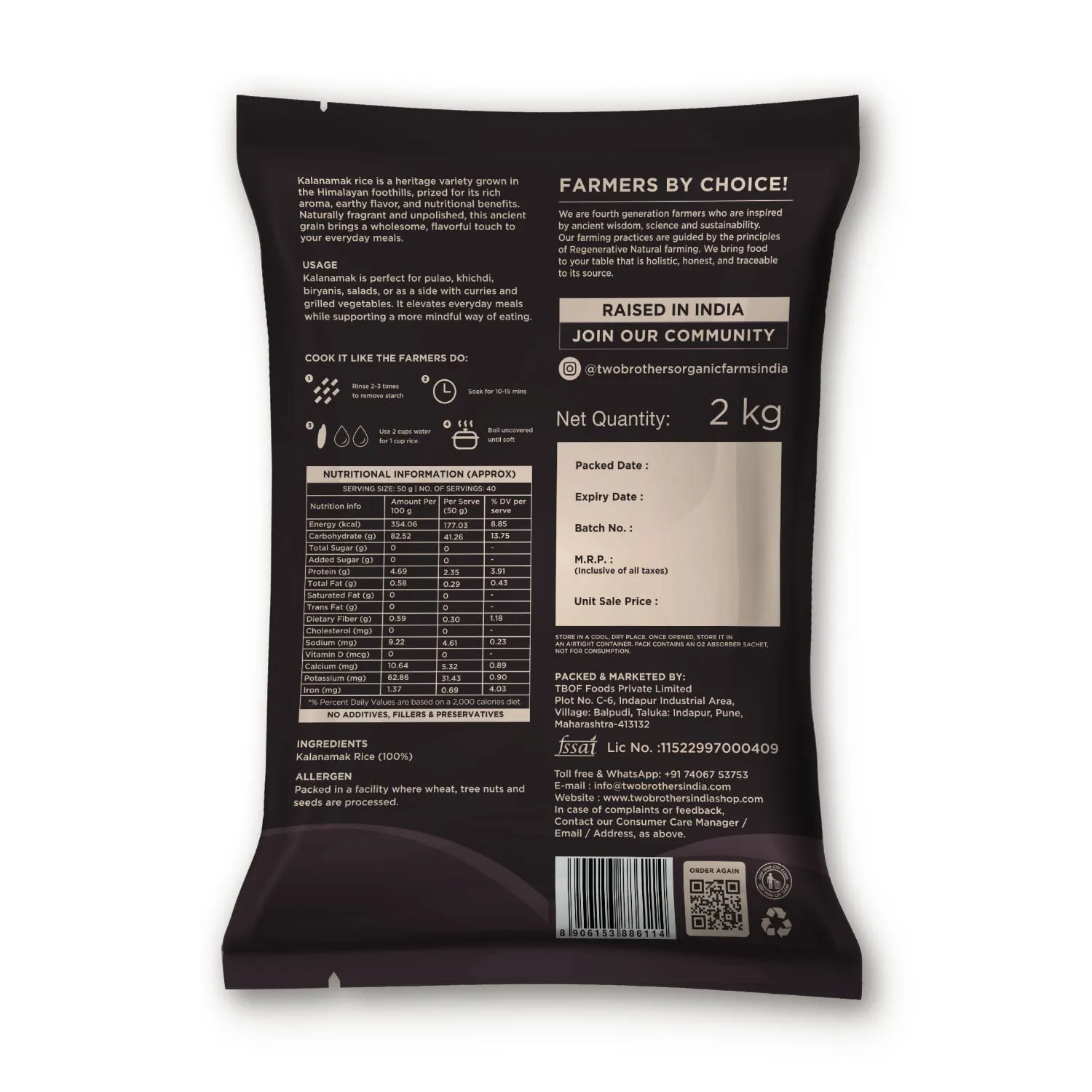Two Brothers Low GI Rice | Kalanamak Variety - Image 5