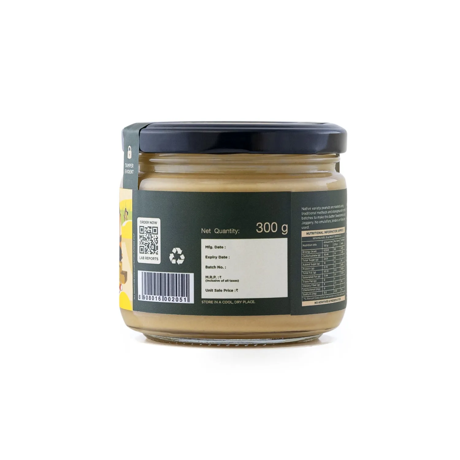 Two Brothers Peanut Butter, Crunchy with Jaggery, Stoneground - Image 12