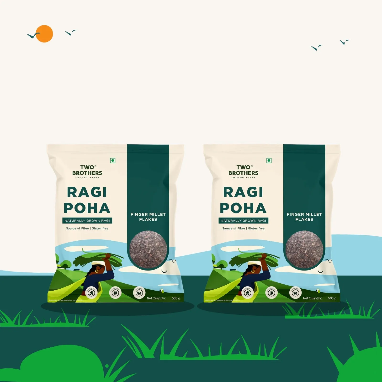Two Brothers Ragi Poha I Gluten Free