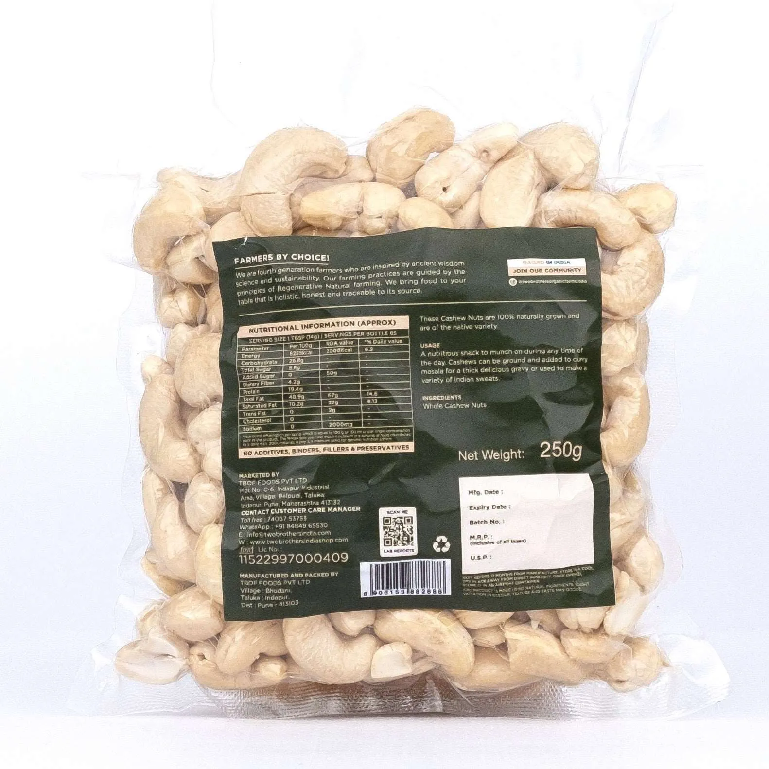 Two Brothers Raw Cashew Nuts - Image 3