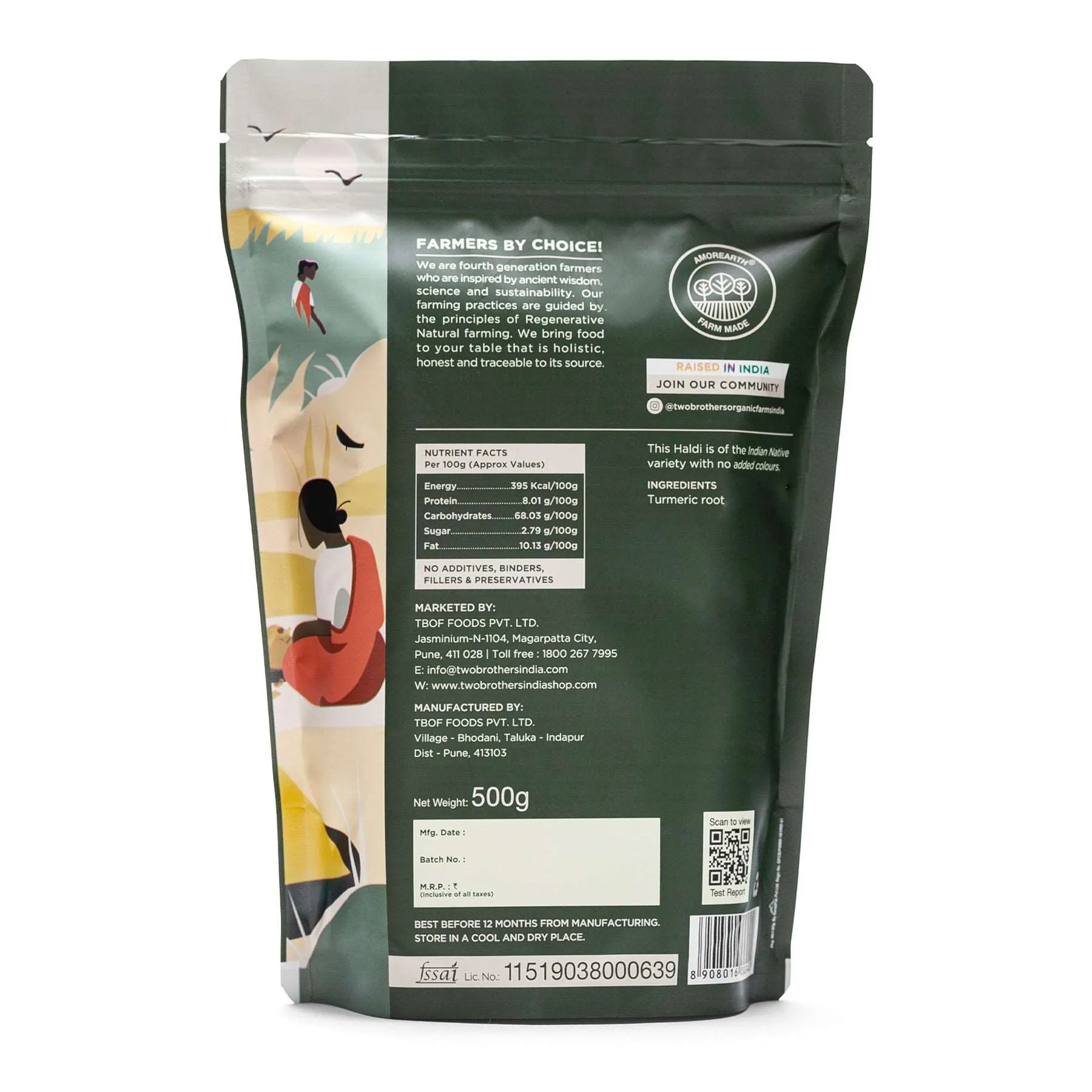 Two Brothers Salem Haldi (Ground Turmeric), Single-Origin - Image 3
