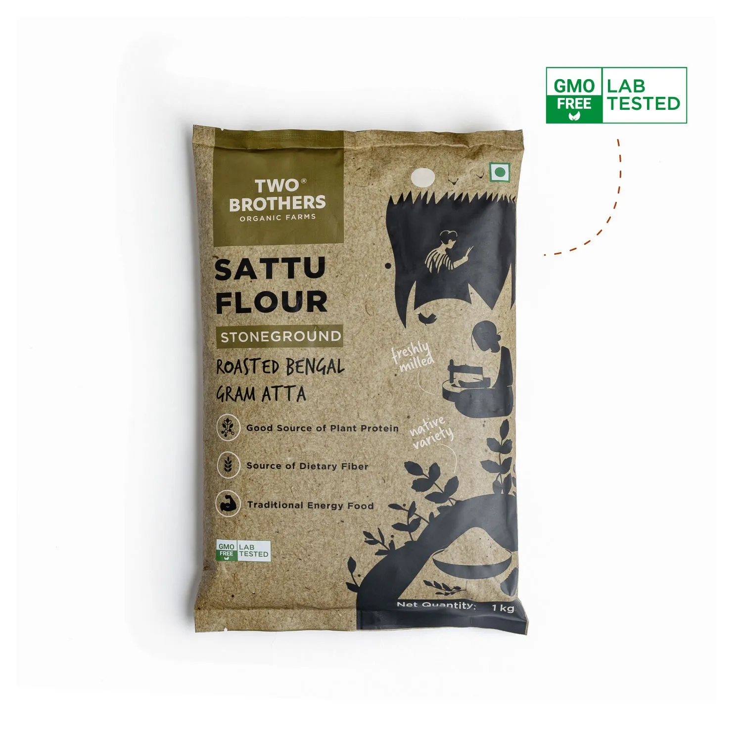 Two Brothers Sattu Atta, Stoneground - Image 2
