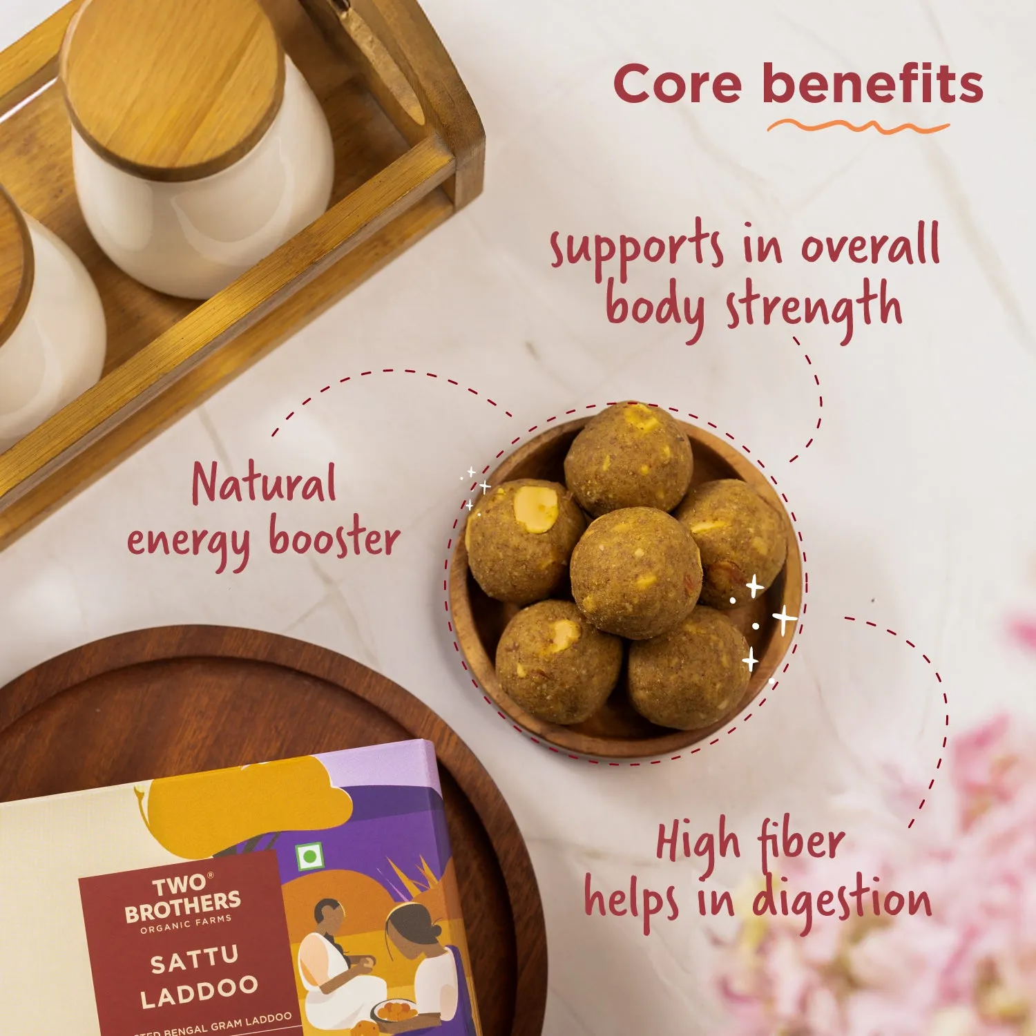 Two Brothers Sattu and Jaggery Laddoo, No Sugar - Image 5