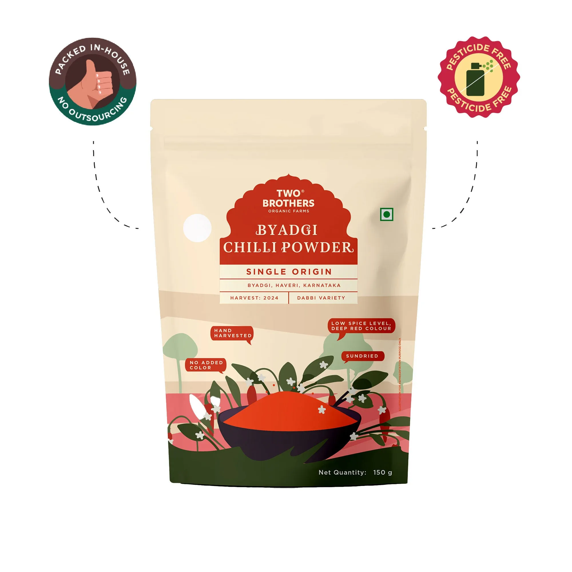 Two Brothers Single Origin Byadgi Chilli Powder - Image 2