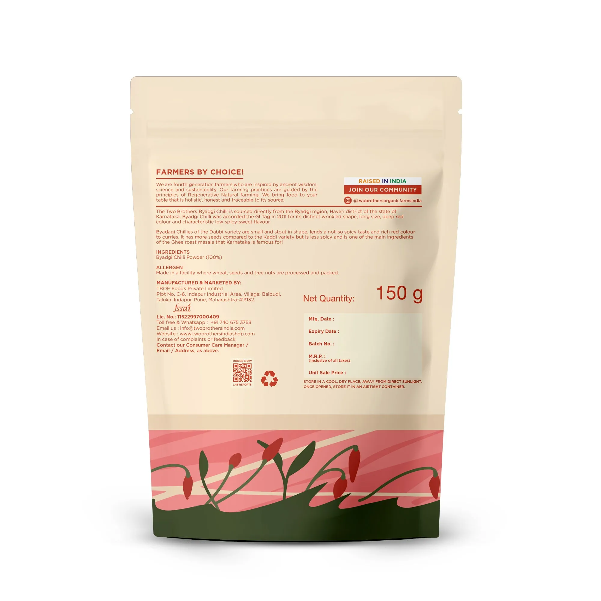 Two Brothers Single Origin Byadgi Chilli Powder - Image 3