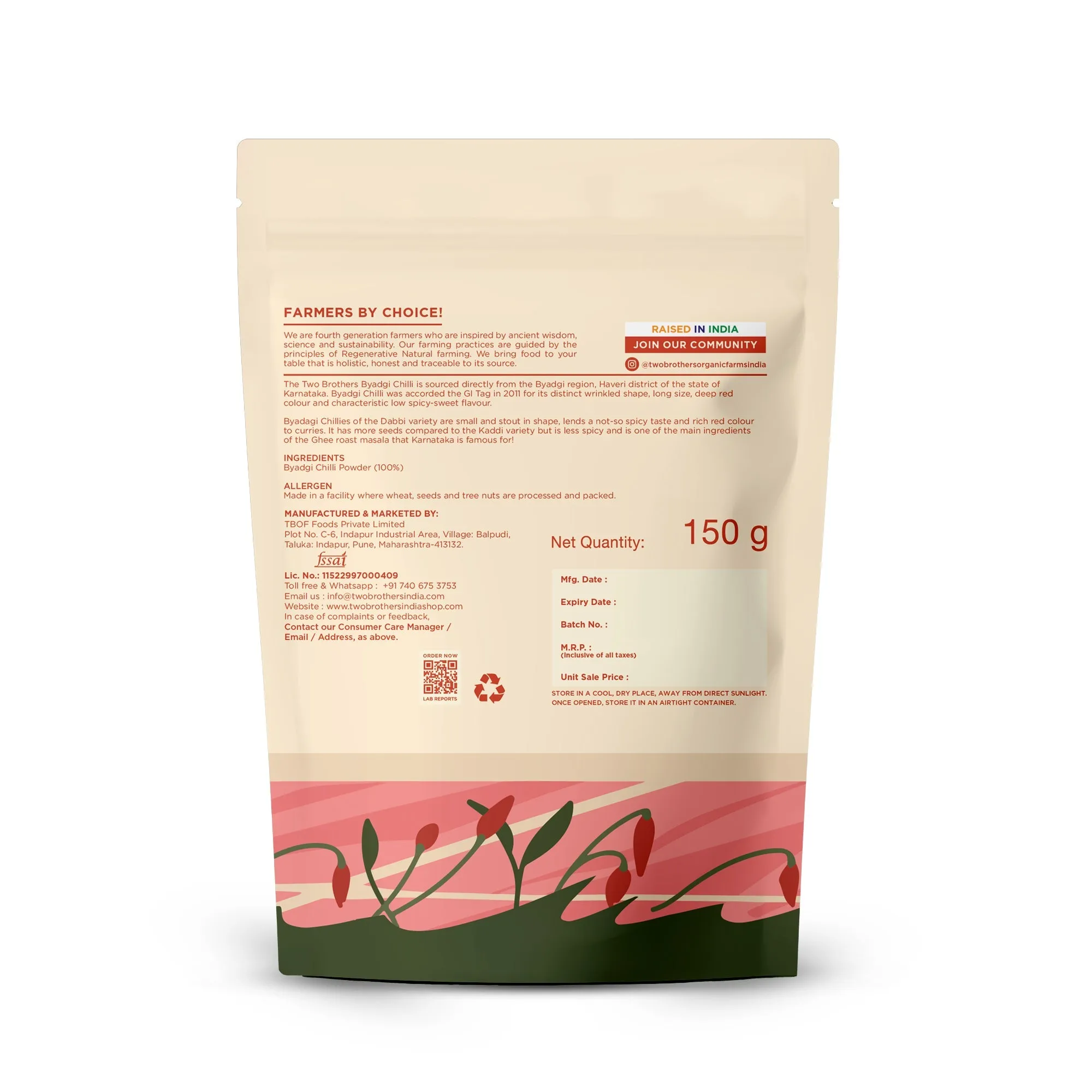 Two Brothers Single Origin Byadgi Chilli Powder - Image 5