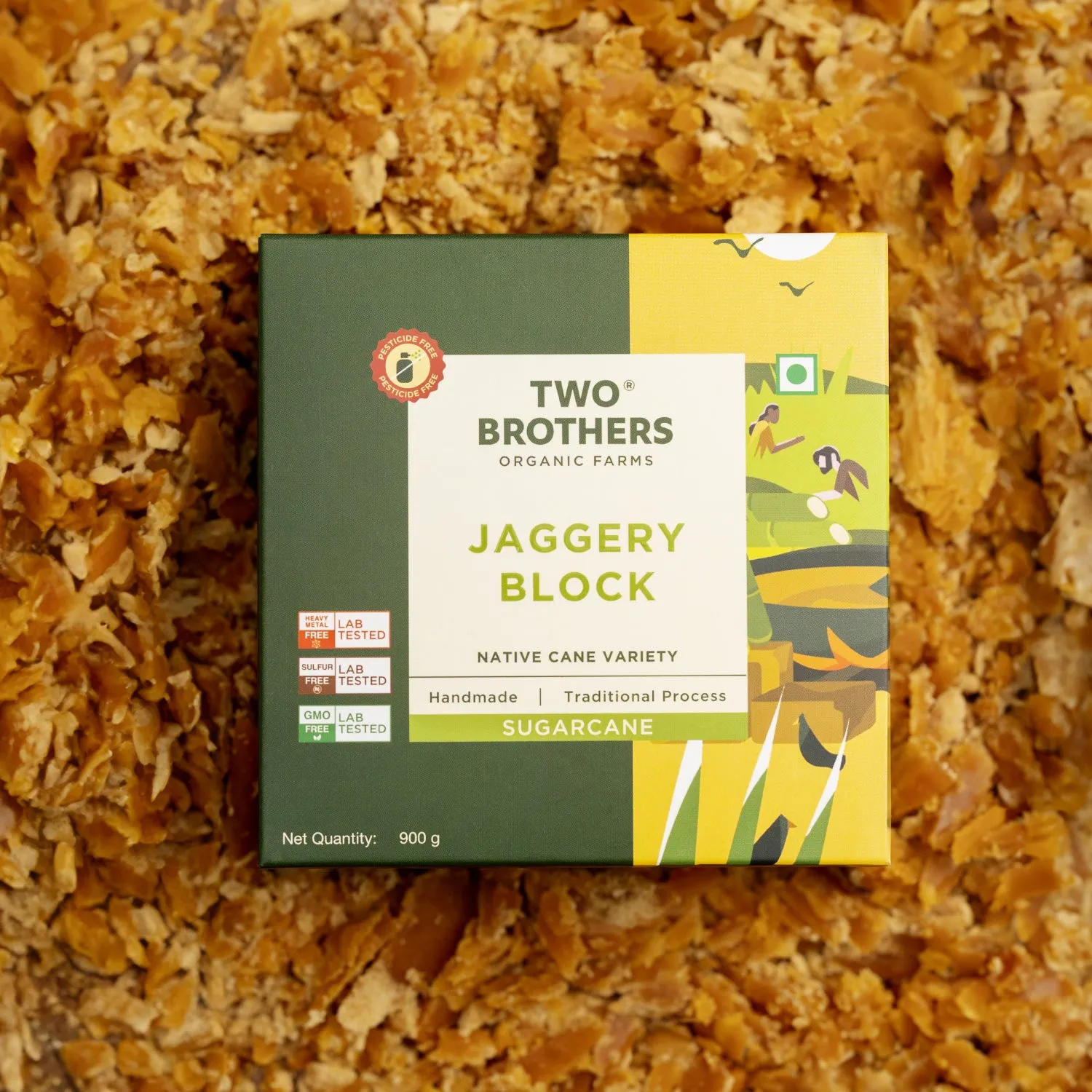 Two Brothers Sugarcane Jaggery Block - Image 2