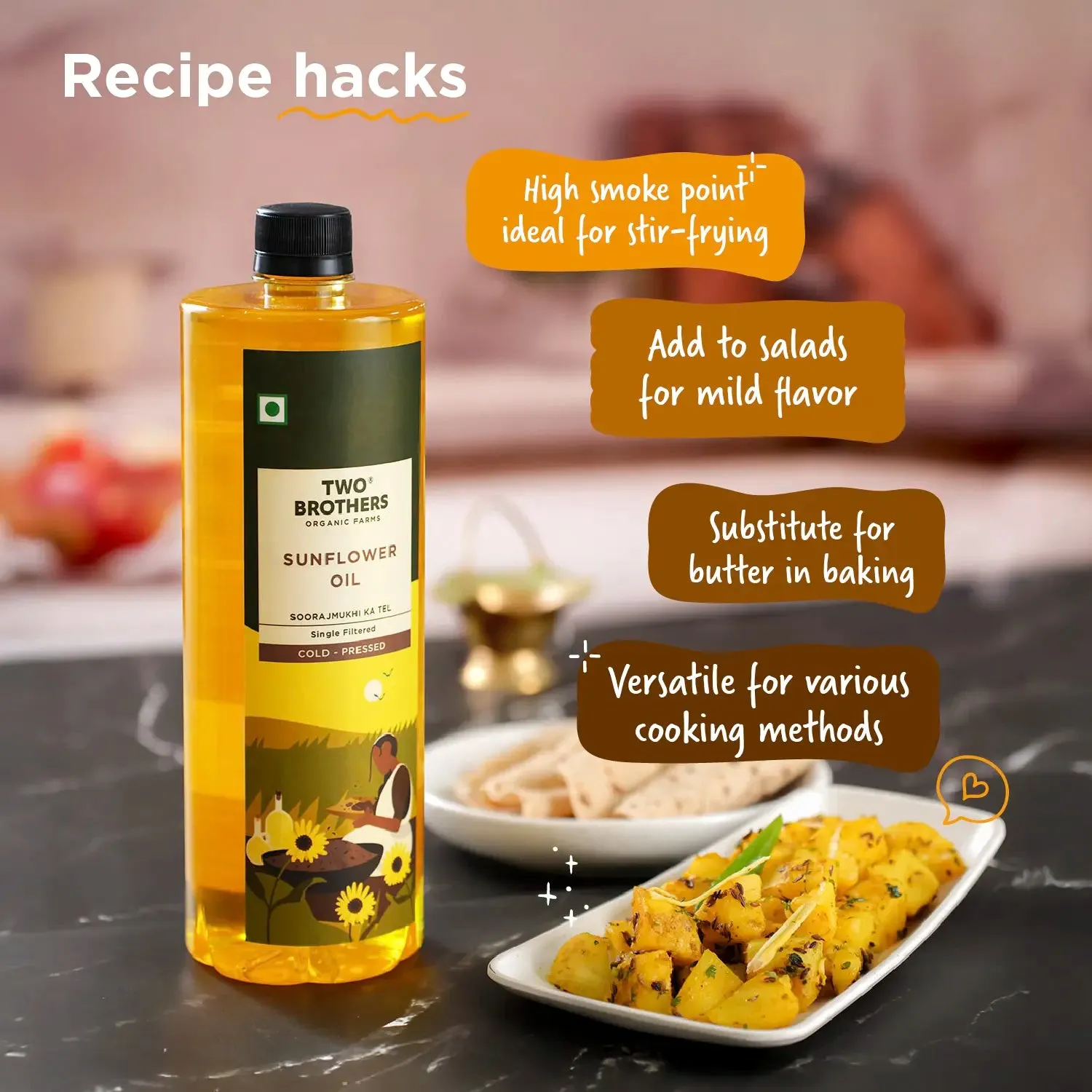 Two Brothers Sunflower Oil I Cold-Pressed - Image 6