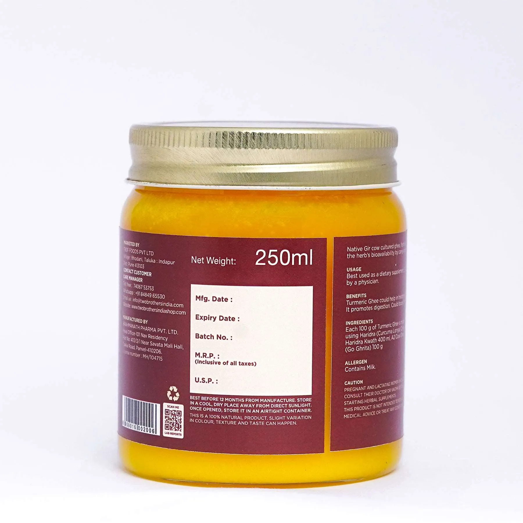 Two Brothers Turmeric Ghee - Image 6