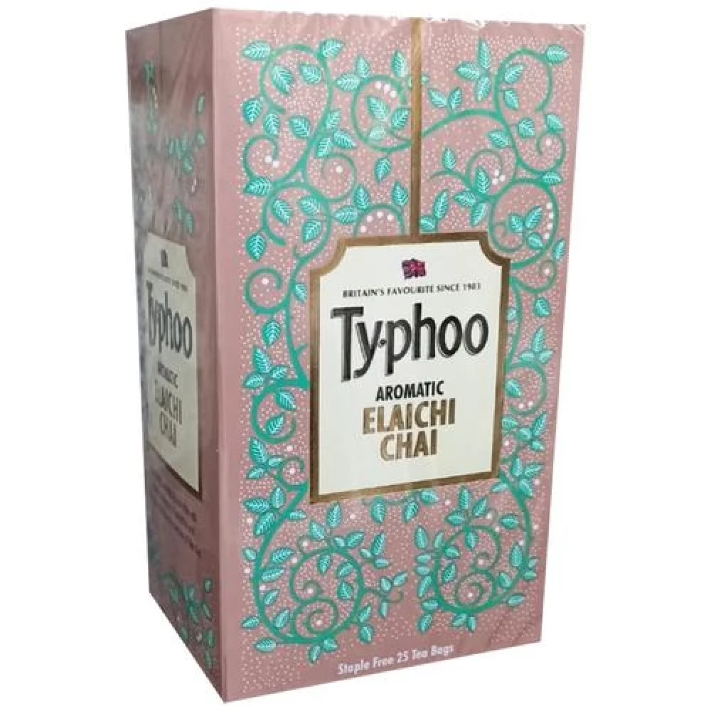 Typhoo Cardamom Tea Typhoo Cardamom Tea--45 g (25 Bags x 1.8 g each)