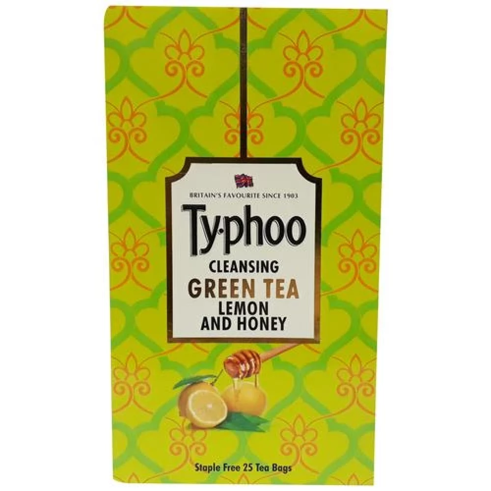 Typhoo Green Tea - Lemon & Honey Typhoo Green Tea - Lemon & Honey--42.5 g (25 Bags x 1.7 g each)