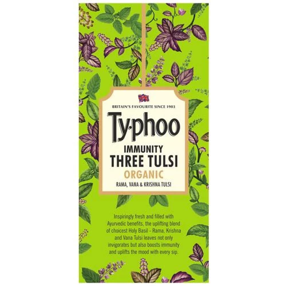 Typhoo Immunity Three Tulsi Organic Tea - Image 6