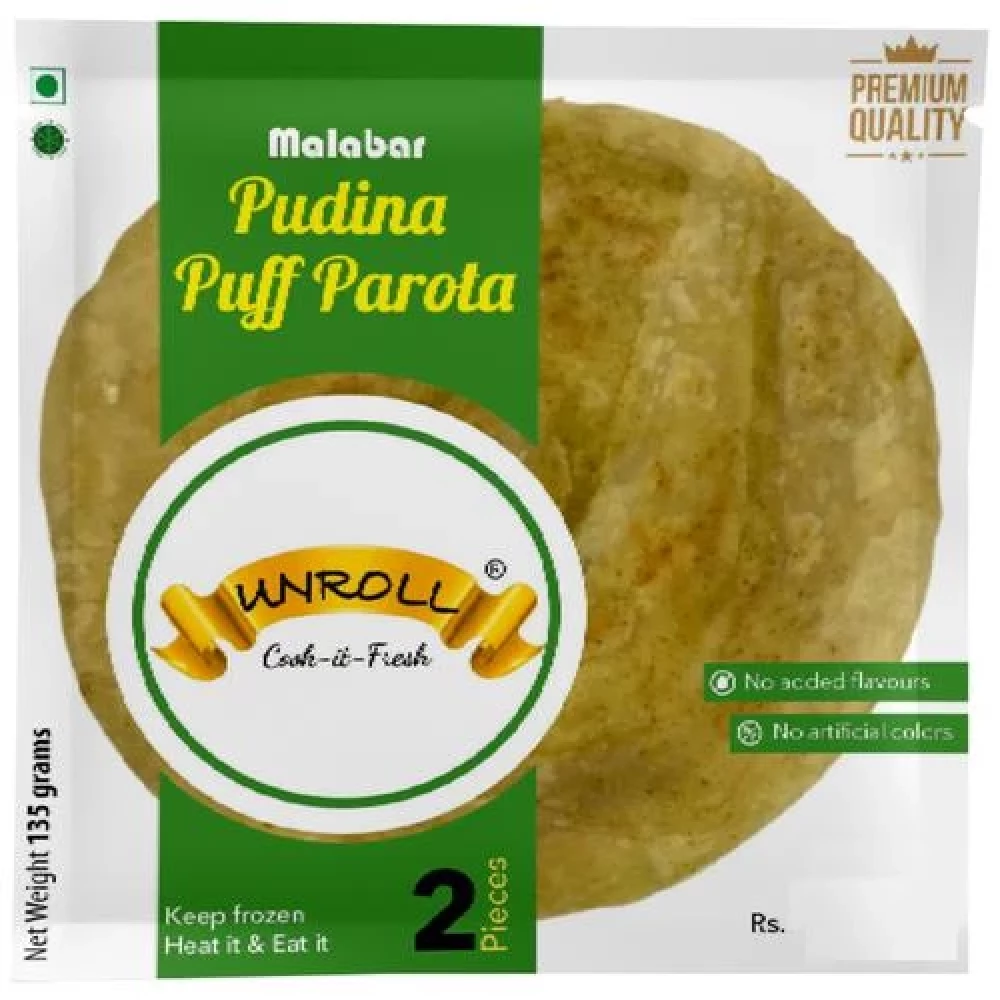 UNROLL Pudina Puff Parota Cook It Fresh