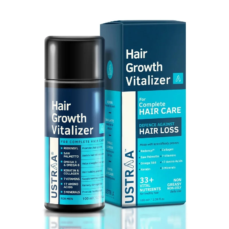 USTRAA Hair Growth Vitalizer Clinically Tested Hair Oil USTRAA Hair Growth Vitalizer Clinically Tested Hair Oil-Pack Size-100 ml