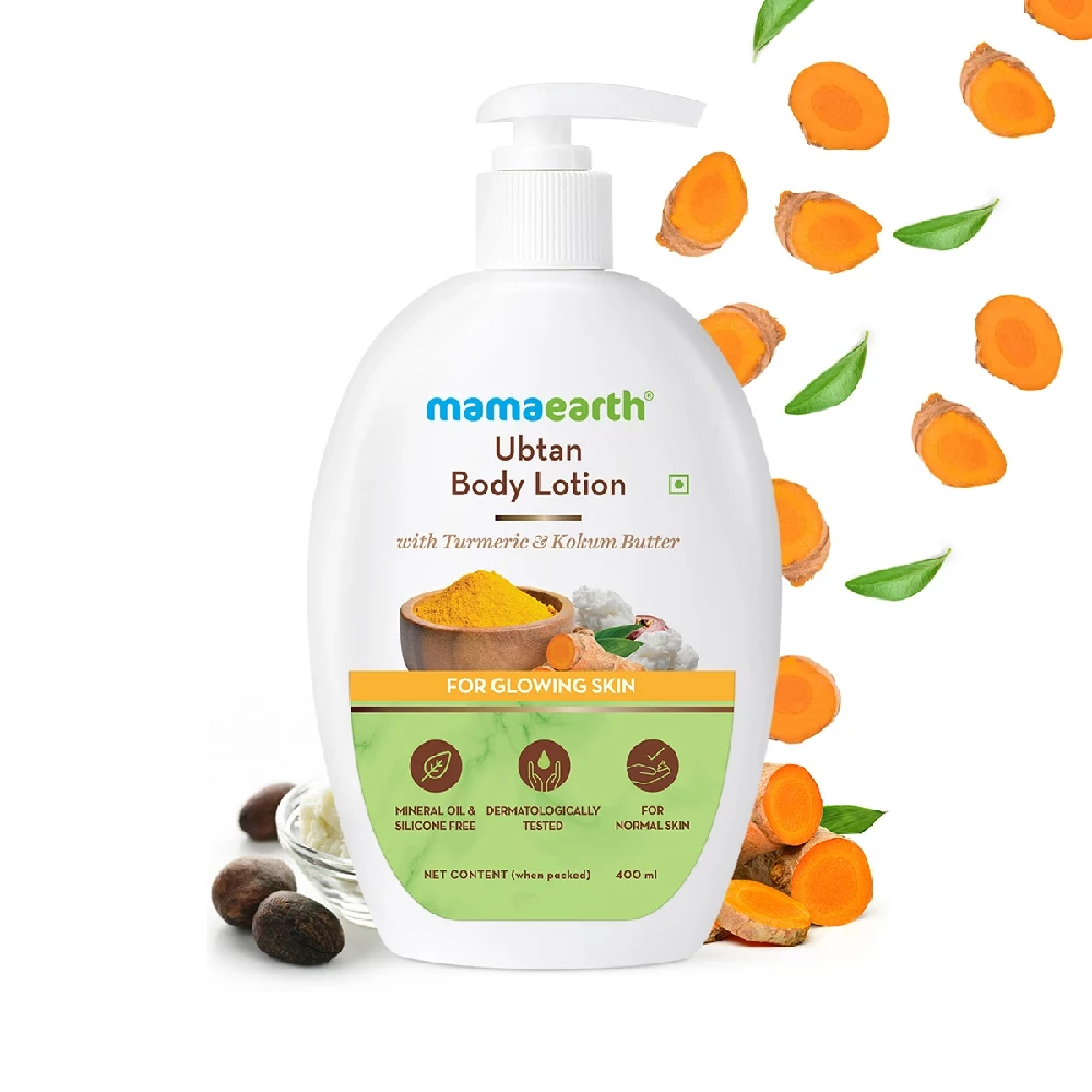 Ubtan Body Lotion With Turmeric And Kokum Butter For Glowing Skin