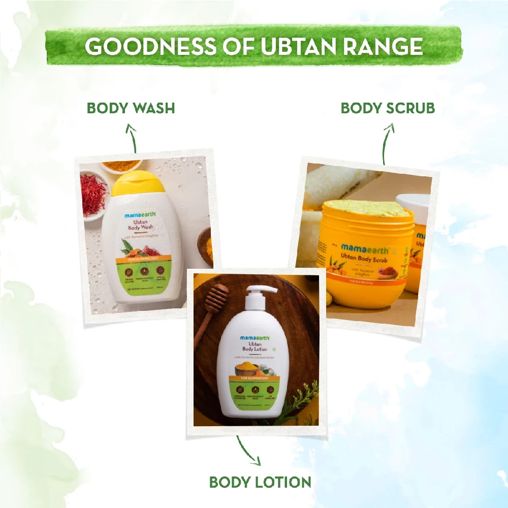 Ubtan Body Lotion with Turmeric and Kokum Butter for Glowing Skin - Image 6