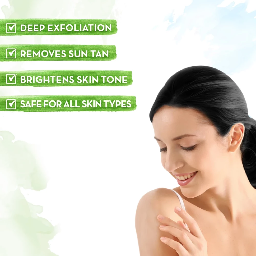 Ubtan Body Scrub with Turmeric and Saffron for Tan Removal - Image 2