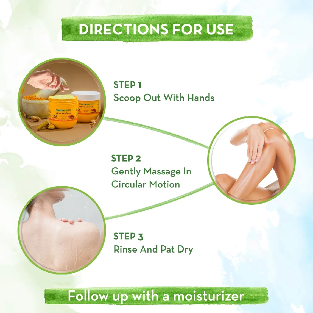 Ubtan Body Scrub with Turmeric and Saffron for Tan Removal - Image 5