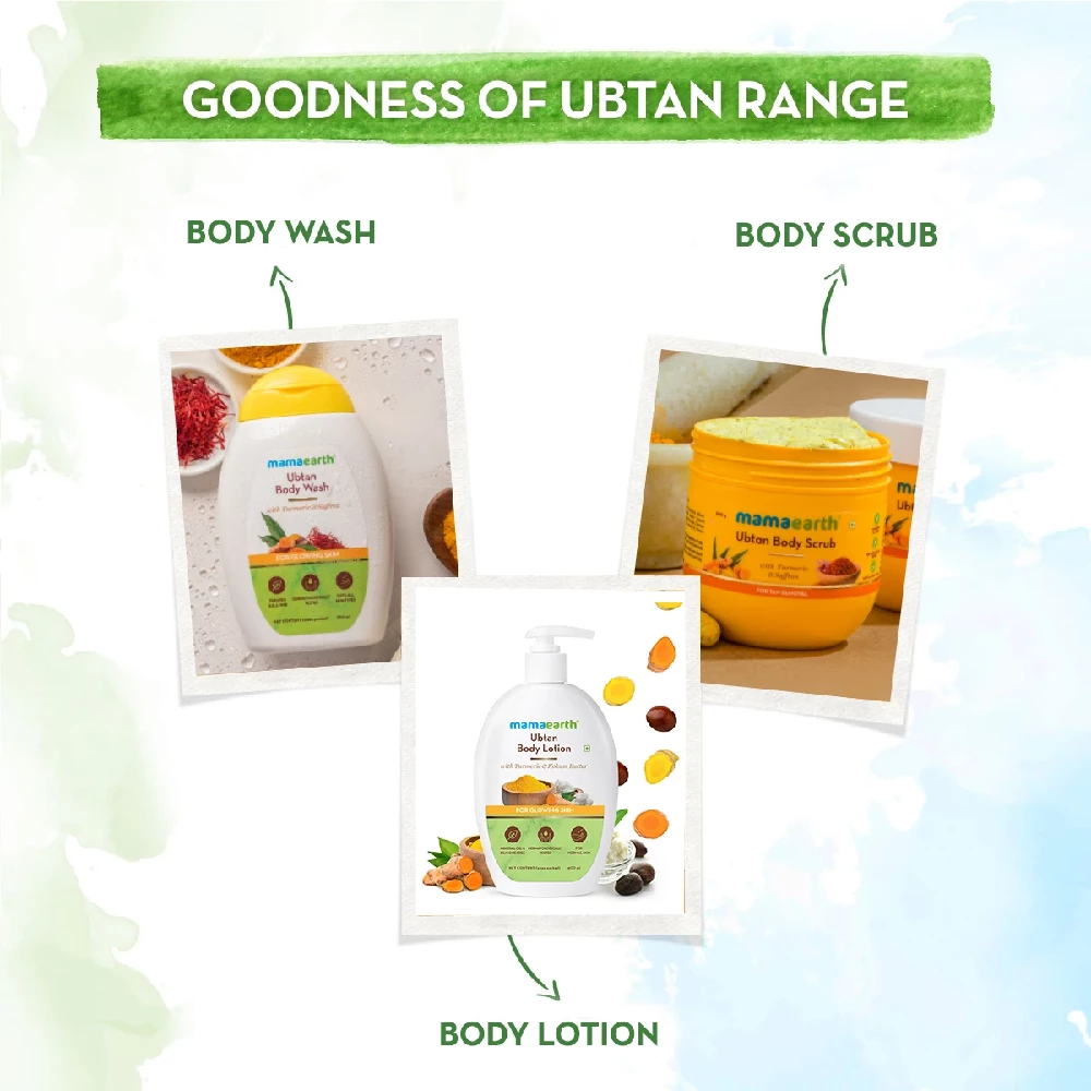 Ubtan Body Scrub with Turmeric and Saffron for Tan Removal - Image 6