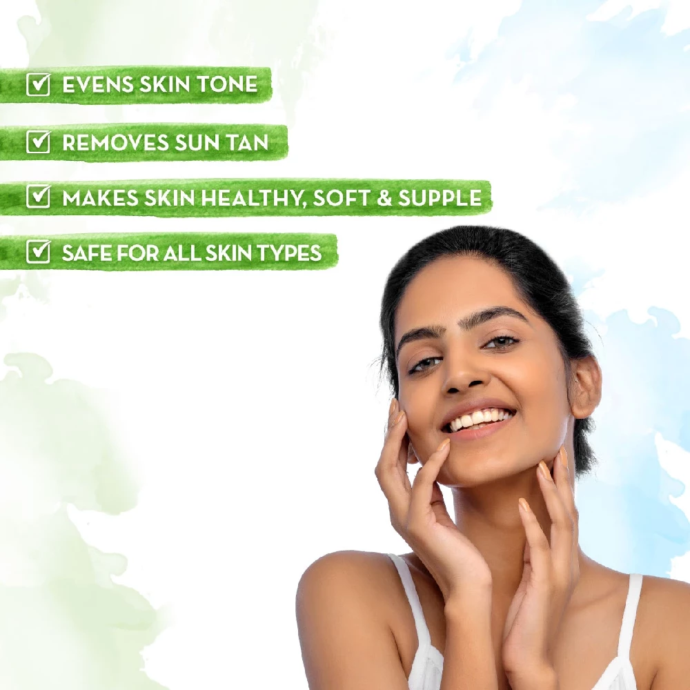 Ubtan Face Mask with Saffron and Turmeric for Skin Brightening and Tan Removal - Image 3