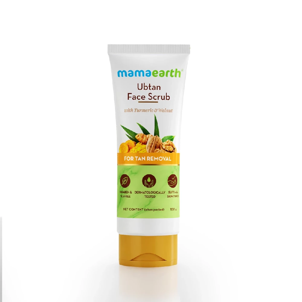 Ubtan Face Scrub with Turmeric and Walnut for Tan Removal - Image 8