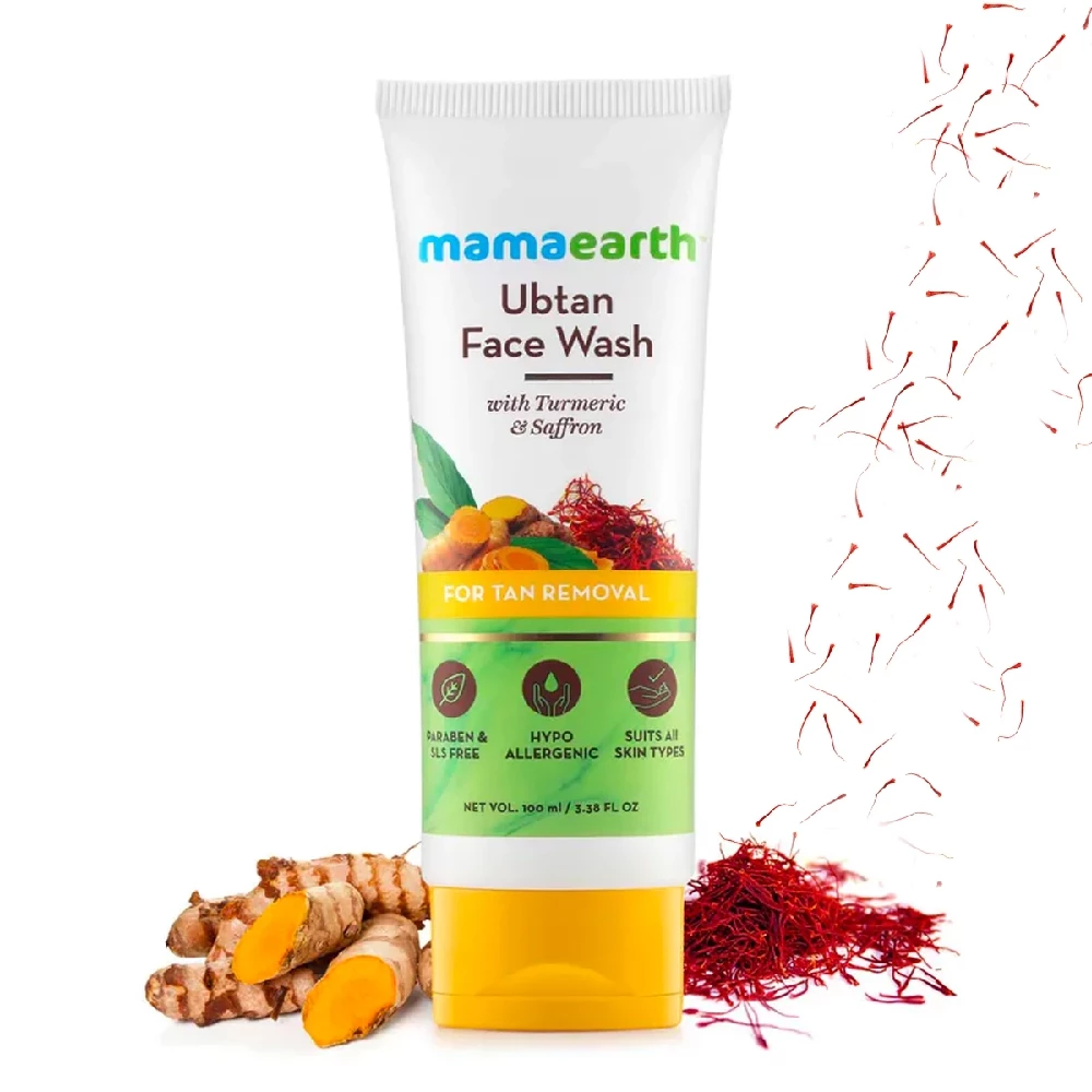 Ubtan Face Wash with Turmeric & Saffron for Tan Removal - Image 2