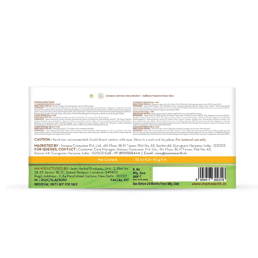 Ubtan Facial Kit with Turmeric & Saffron for Glowing Skin - Image 7