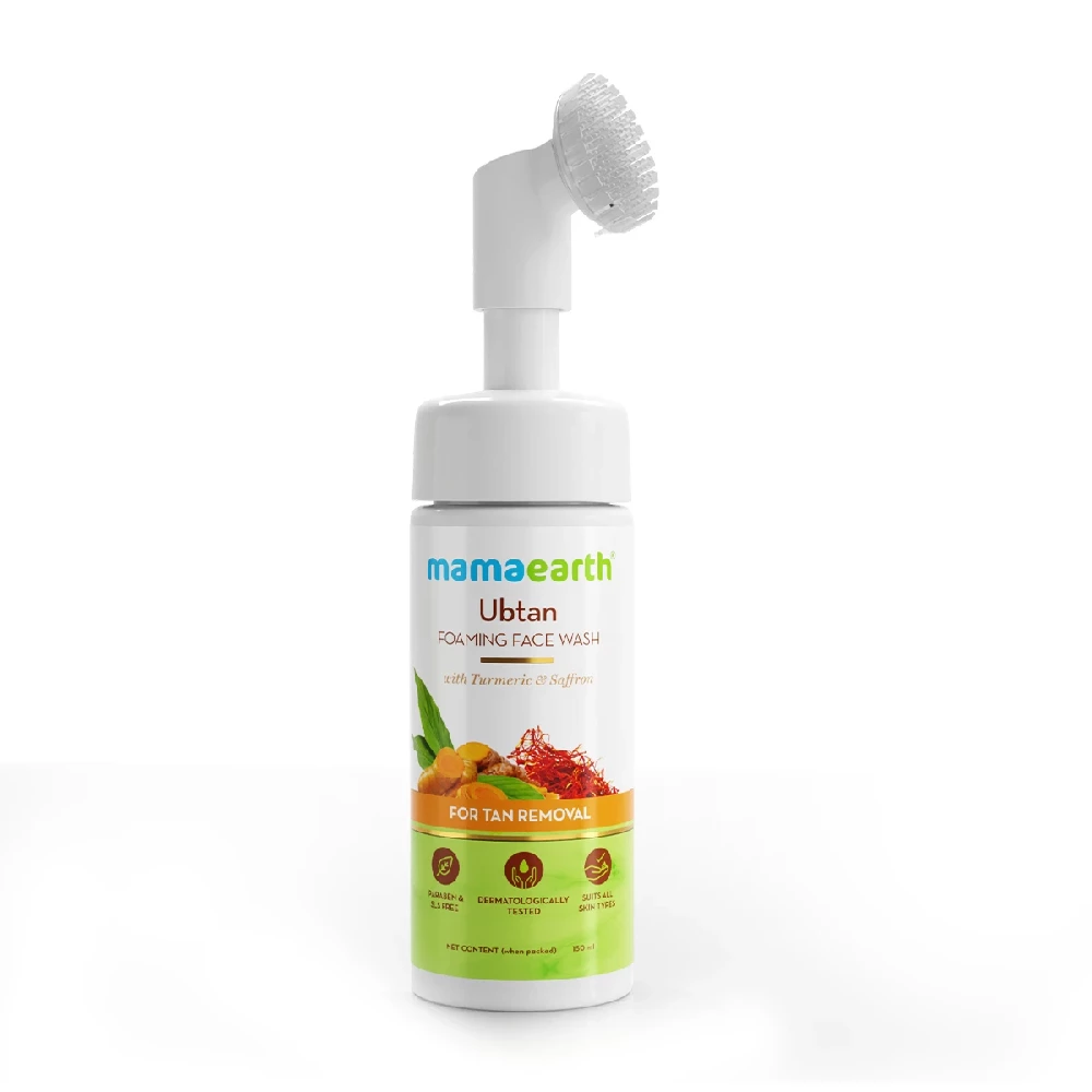 Ubtan Foaming Face Wash with Turmeric and Saffron for Tan Removal - Image 8