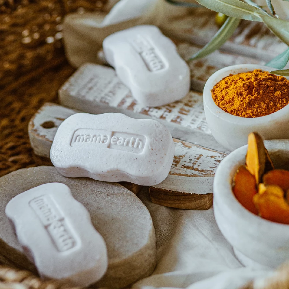 Ubtan Nourishing Bathing Soap With Turmeric and Saffron - Image 2