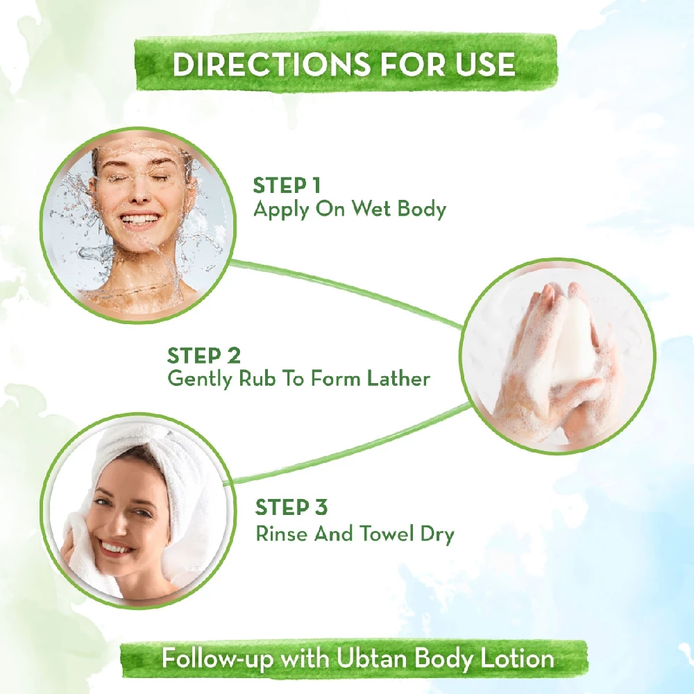 Ubtan Nourishing Bathing Soap With Turmeric and Saffron - Image 5