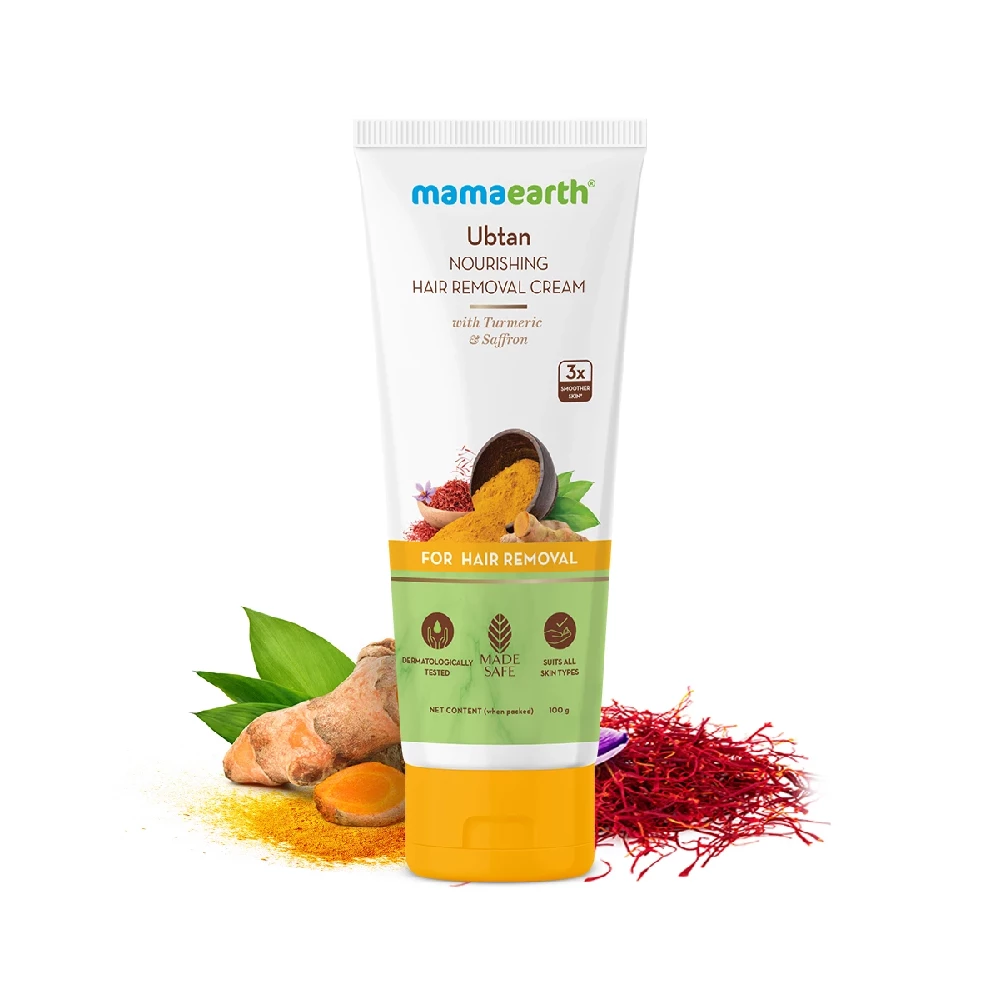 Ubtan Nourishing Hair Removal Cream With Turmeric & Saffron for Hair Removal - Image 1