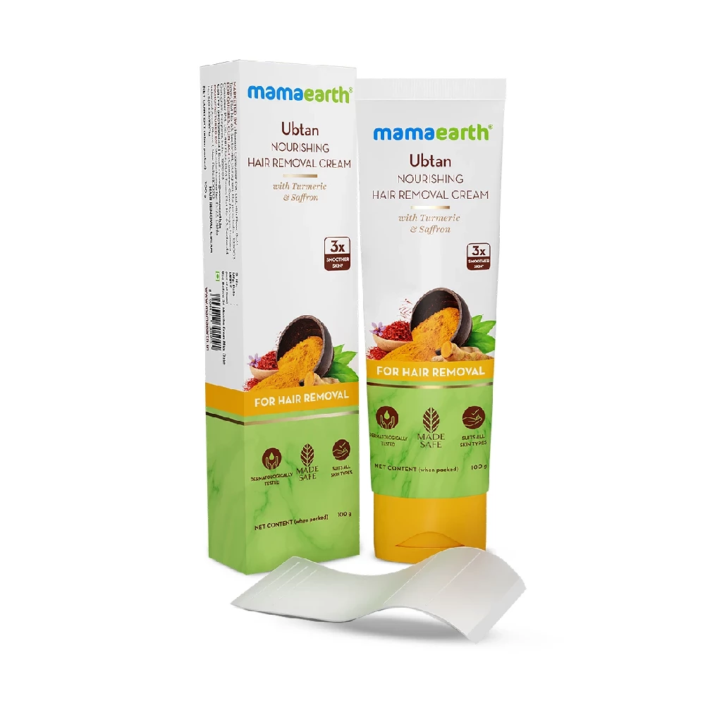 Ubtan Nourishing Hair Removal Cream With Turmeric & Saffron for Hair Removal - Image 2