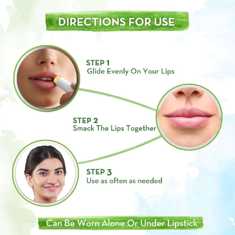 Ubtan Tinted 100% Natural Lip Balm with Turmeric & Saffron - Image 4