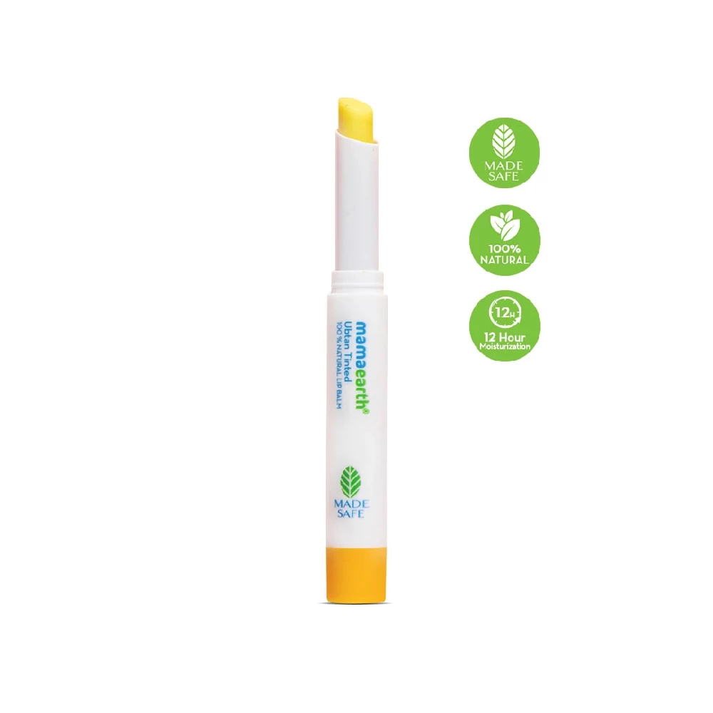 Ubtan Tinted 100% Natural Lip Balm with Turmeric & Saffron - Image 6