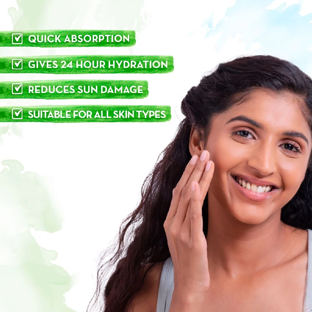 Ubtan Ultra Light Gel Oil-Free Moisturizer with Turmeric and Saffron for Deep Hydration - Image 2