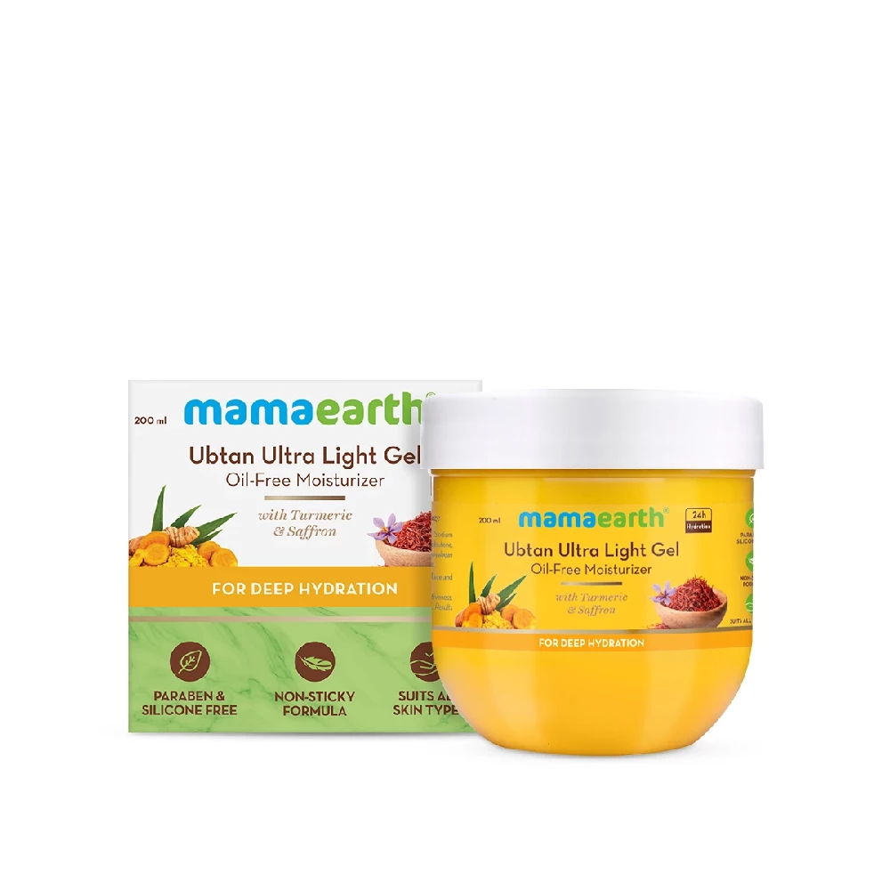 Ubtan Ultra Light Gel Oil-Free Moisturizer with Turmeric and Saffron for Deep Hydration - Image 7