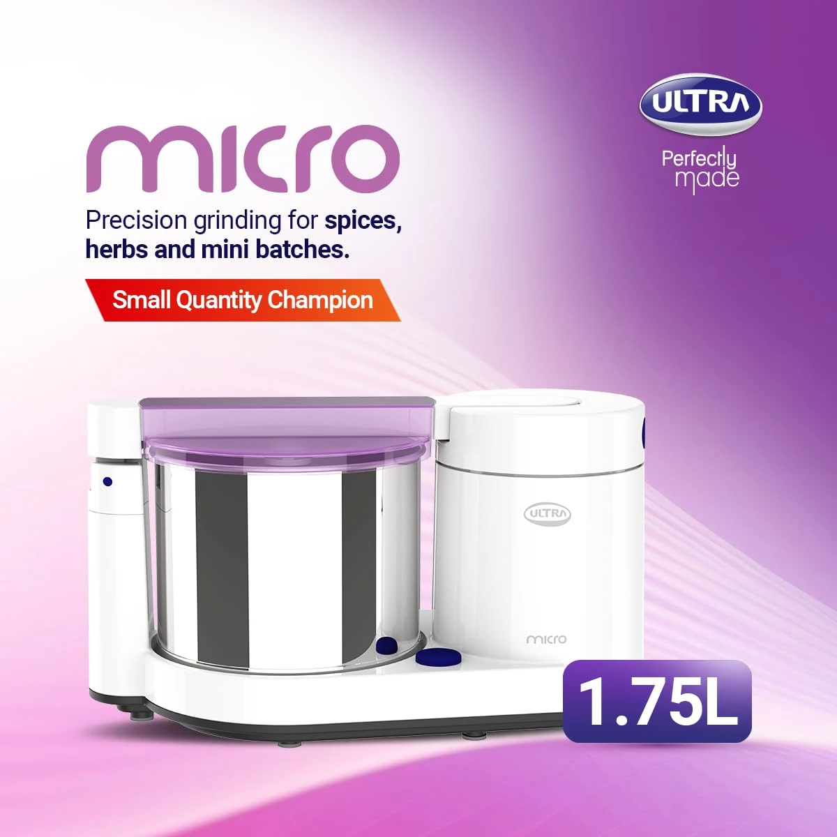 Ultra Micro Wet Grinder-White - Image 2