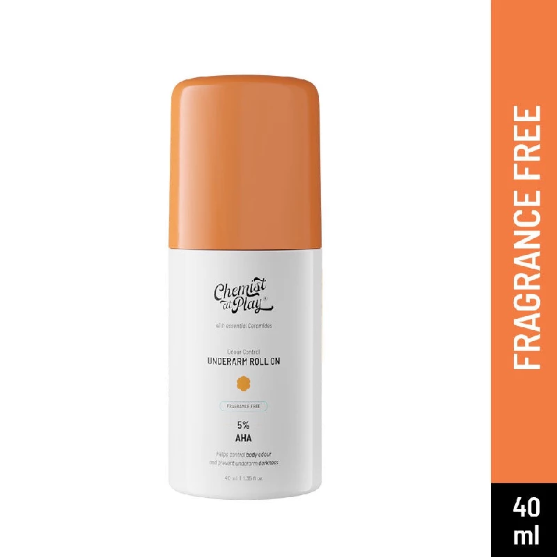 Chemist at Play Underarm Roll On Lactic Acid for Dark & Pigmented Skin Chemist at Play Underarm Roll On Lactic Acid for Dark & Pigmented Skin-Pack Size-40 ml